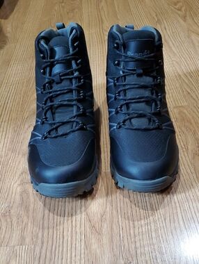 Propet Black Men's Waterproof Hiking Boots MBA042K Size 15XX